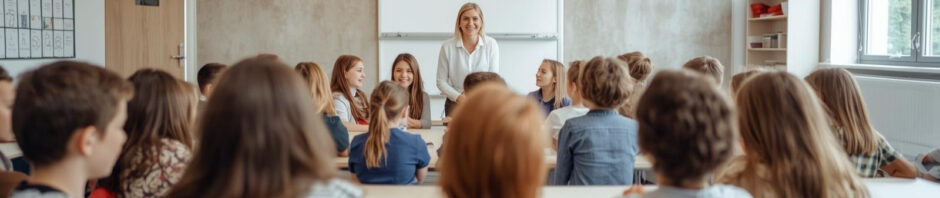 Symbolbild für Frontaluntericht in Regelschulen.